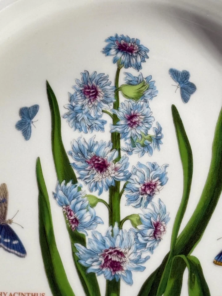 Portmeirion Botánico Quiche Flan Plato Tarta Jacinto 8" Horno a Mesa Foto 2 de 4