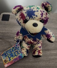 Masterpiece 7" Grateful Dead Bean Bear With Tag Series 5 Liquid Blue 6/13/87