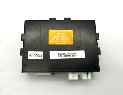 OEM 07-08 XX20 Toyota Avalon 3.5L Engine Remote Starter Computer Control Module