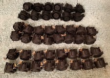 Neutrik Female XLR Chassis Connectors / Plastic / Qty of 44 / Used