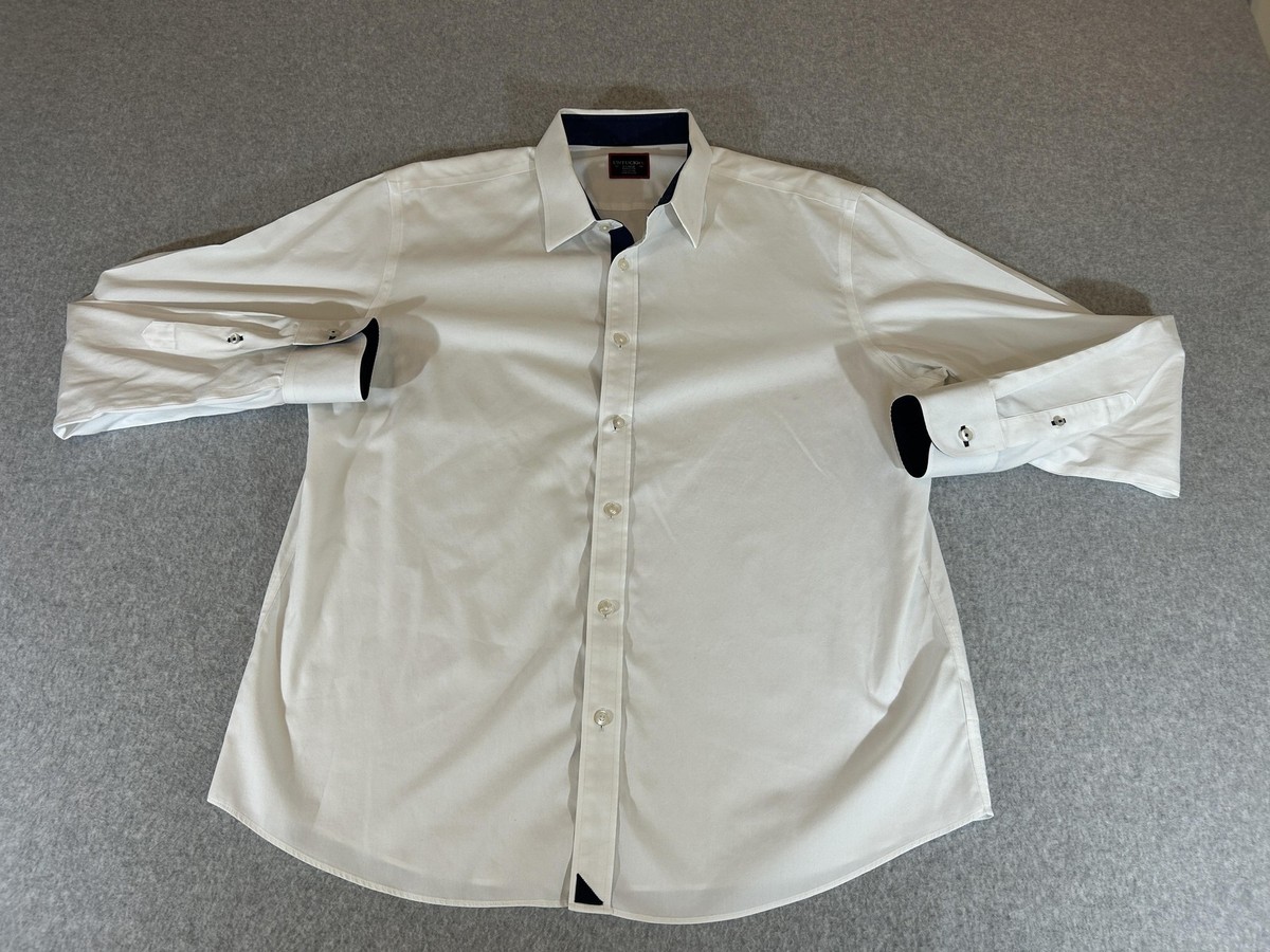 UNTUCKit Shirt Mens XL White Las Cases Specials Wrinkle Free Button  Business | eBay