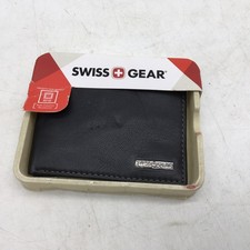Swiss Gear Men's Wallet, Bi-fold, RFID Protection - Black Open Box 3.5  x4.5  