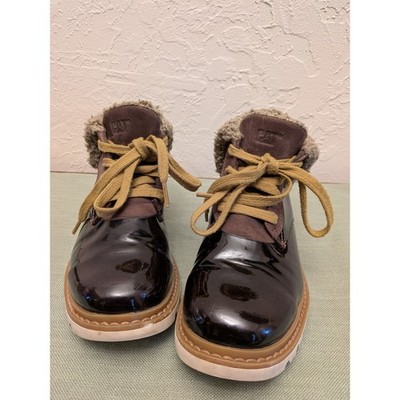 Caterpillar CAT Work Boots Tan Leather Steel Toe Safety Ankle5.5