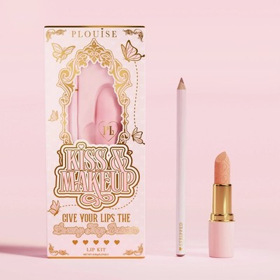 P. Louise Kiss und Make-up Lippenstift & Lip Liner Kit - gestreift/kaum da