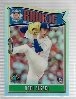 2025 Bowman Chrome - Roki Sasaki #ROY-10 - LA Dodgers - Die Cut Rookie