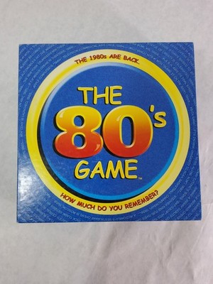 The 80's Game '' The 1980's Are Back How Much Do You Remember '' 2001 Trivia Board