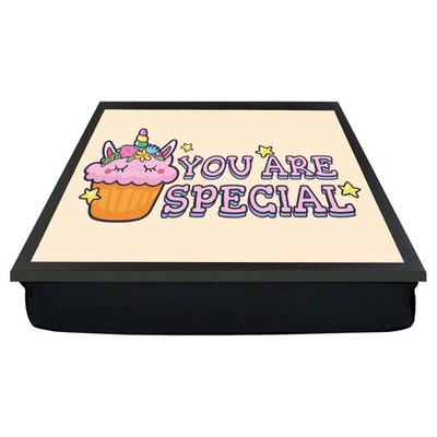 You Are Special Laptray personalisiert Kinder Schoß Tablett Regenbogen Kissen Abendessen Geschenk