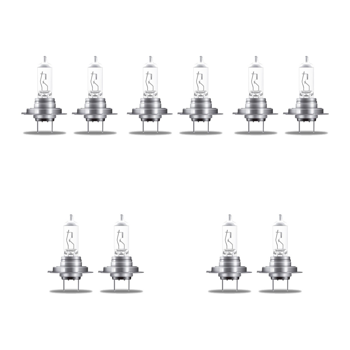 2x OSRAM H7 Night Breaker SILVER 12V 55W Lampadine faro alogene 64210NBS-2HB - Immagine 13