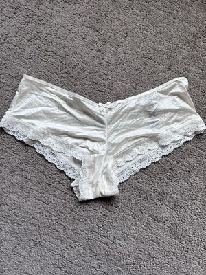 Victoria's Secret White Very Sexy Cheeky Panty, XLarge
