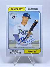 2023 Topps Heritage Bligh Madris #ROA-BM High Number Real One Autographs - Rays