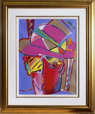 Peter Max Zero Prism Acryl über Lithografie Signiert Oben Rechts 2006