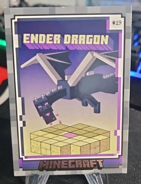 2024 Panini Minecraft - Base Set Stone Parallel - #19 Ender Dragon