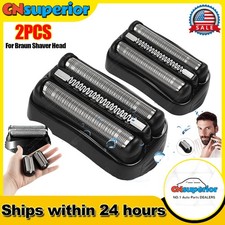 2 For Braun Shaver Foil Head Part Cutter Razor Blade 32B 3 Series A Replacement