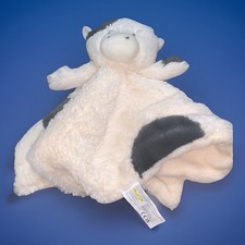 Kellytoy Cow Baby Security Blanket Lovey Rattle Toy Plush K Luxe Farm Country
