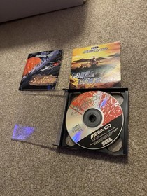Sega Mega CD Sol Feace and Cobra Command Double Boxed with JUST Manual and discs