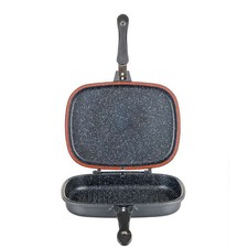 BISTECCHIERA 32 CM CON COPERCHIO MULTIFUNZIONE IN PIETRA ANTIADERENTE