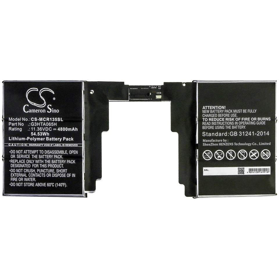 Battery for Microsoft Surface Book 3 13.5 Keyboard G3HTA065H CS-MCR135SL 11.36v - Image 3 of 4