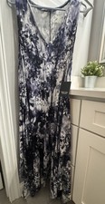 Simply Vera Wang Woman's Size XL  Blue Immersion Tank Style Maxi Dress
