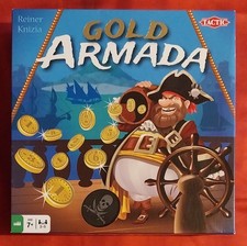 Tactic Gold Armada Board Game COMPLETE