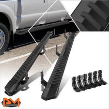 For 99-16 Ford F250/F350 SD SuperCrew Cab 6" Step Nerf Bar Running Board Black