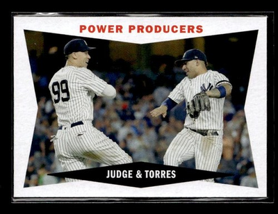 #ad 2020 Topps Archives #60CC JT Power Producers Aaron Judge Gleyber Torres Yankees $2.99