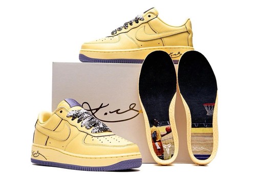 Nike Air Force 1 Low Protro Kobe Bryant Soft Yellow - UK 9 - US10
