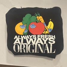 Adidas Originals Men's Black ORIGINALS ALWAYS FRESH HOODIE Size Small HD5259