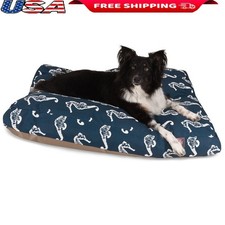 Rectangle Dog Bed Washable Non Slip Comfy Pet Bed W/ Removable Cover Crate New
