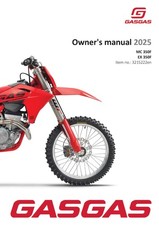 GAS GAS GASGAS Owners Manual Book Guide 2025 EX 350F US