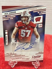 2022 Panini Chronicles Draft Picks Pink /75 Jack Sanborn #PX-JSA Auto v1x