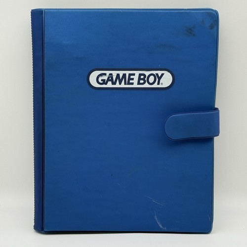 Nintendo Game Boy Cartridge Storage Case Binder 12 Games - Blue (2001) Vintage