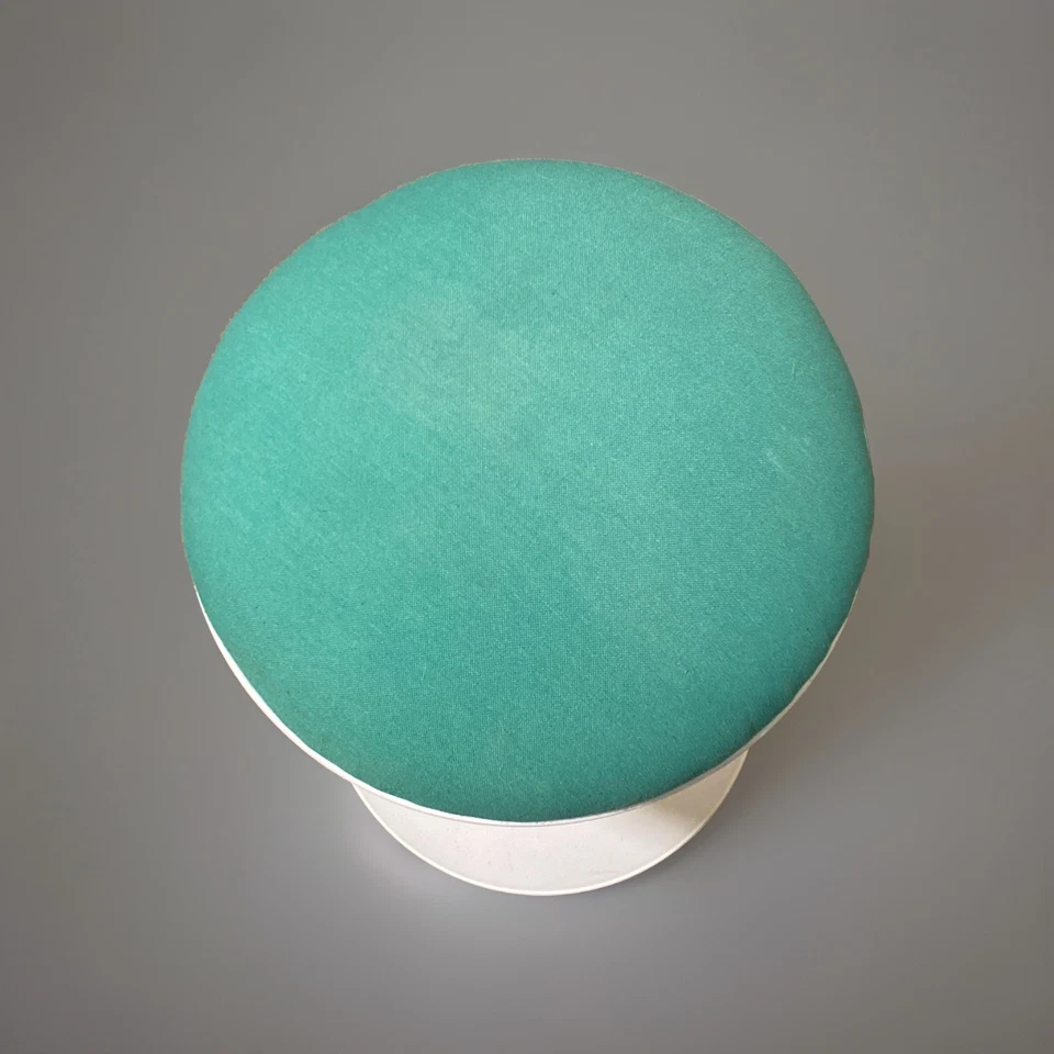 IKEA NILSERIK - Taburete de pie ajustable blanco y verde (vintage) estilo vitamina Foto 4 de 4