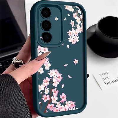 Blumen Weich Handy Hülle für Samsung Galaxy S26 S25 FE S24 A17 A16 A15 A05s Case