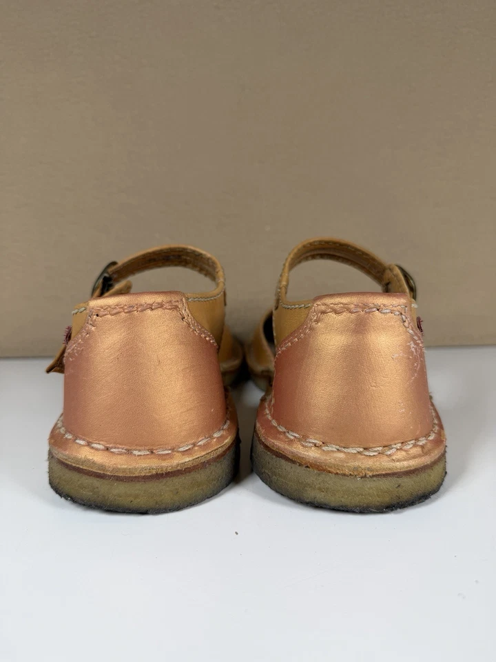 Mocassim feminino DUCKFEET MOLS couro marrom Mary Jane 39 EUA tamanho 8.5 - Imagem 4 de 4