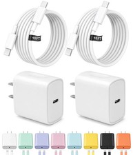 10FT iPhone 18 17 16 15 Charger Fast Charging USB C Charger Block for iPhones