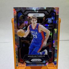 2023-24 Panini Prizm - Azuolas Tubelis #283 Ice Prizm (RC) Rookie Card