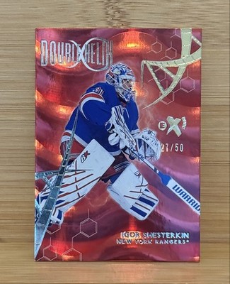 2023-24 Skybox Ex2000 - Double Helix Igor Shesterkin #DH-9 Red Achievement /50