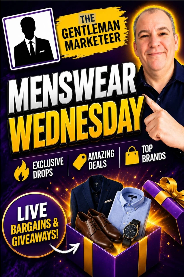 eBay Live Menswear Wednesday # Branded Men’s Clothing