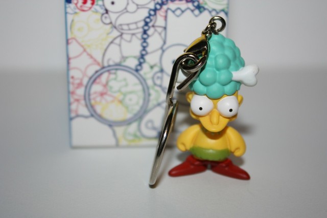 KIDROBOT THE SIMPSONS KEYCHAIN SIDESHOW MEL DESIGNER ART TOY CHARM BOB | eBay