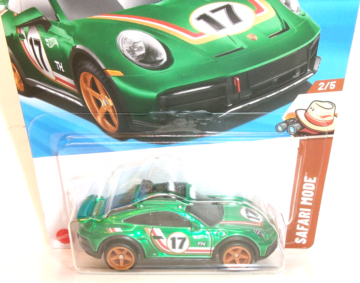 ホットウィール Safari Mode スーパートレジャーハント 2025 HOT WHEELS HW SAFARI MODE 2/5 GREEN PORSCHE 911 RALLYE