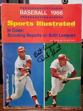 Dick Groat Signed Vintage Sports Illustrated Real Autograph Pirates Cardinals 