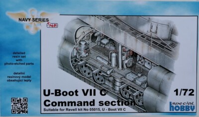 MW22 CMK N72001 U-BOOT VII C - COMMAND SECTION 1/72