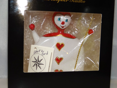 Christopher Radko What A Card Herzen italienischer Stil Christbaumschmuck Poker - Bild 3 von 8