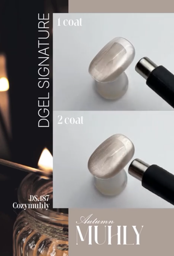 DGEL Autunno Muhly Magnet Gel Smalto Collezione 12ml*6 Colori Set Kbeauty - Foto 6 di 14