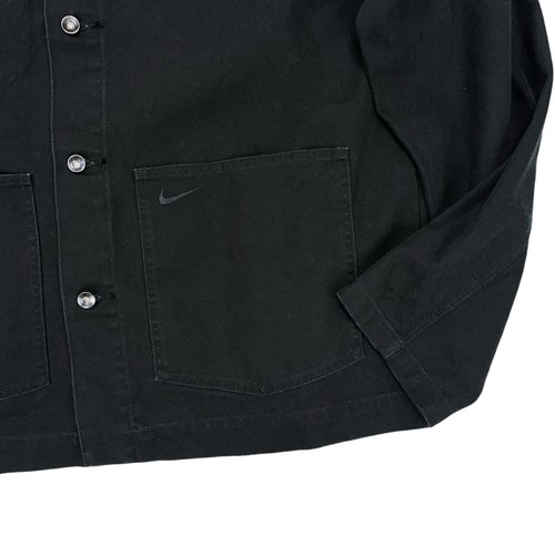 Nike Life Men's Chore Coat Canvas Utility Jacket Faded Black FN0356-010 - Picture 2 of 5