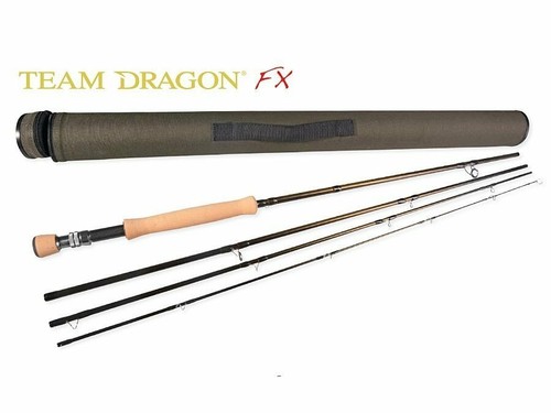 Dragon Team Dragon FX 2.75-3.05m #4 - #8 4-tramos Caña pesca mosca Lucio Trucha
