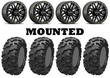 Kit 4 ITP Blackwater Evolution 30x10-14 on Ryno Beadlock Matte Black 550