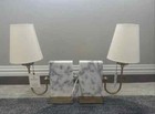 Hearth & Hand Marble Book Shelf Lamp with Magnolia Set Of 2 New Ships Today