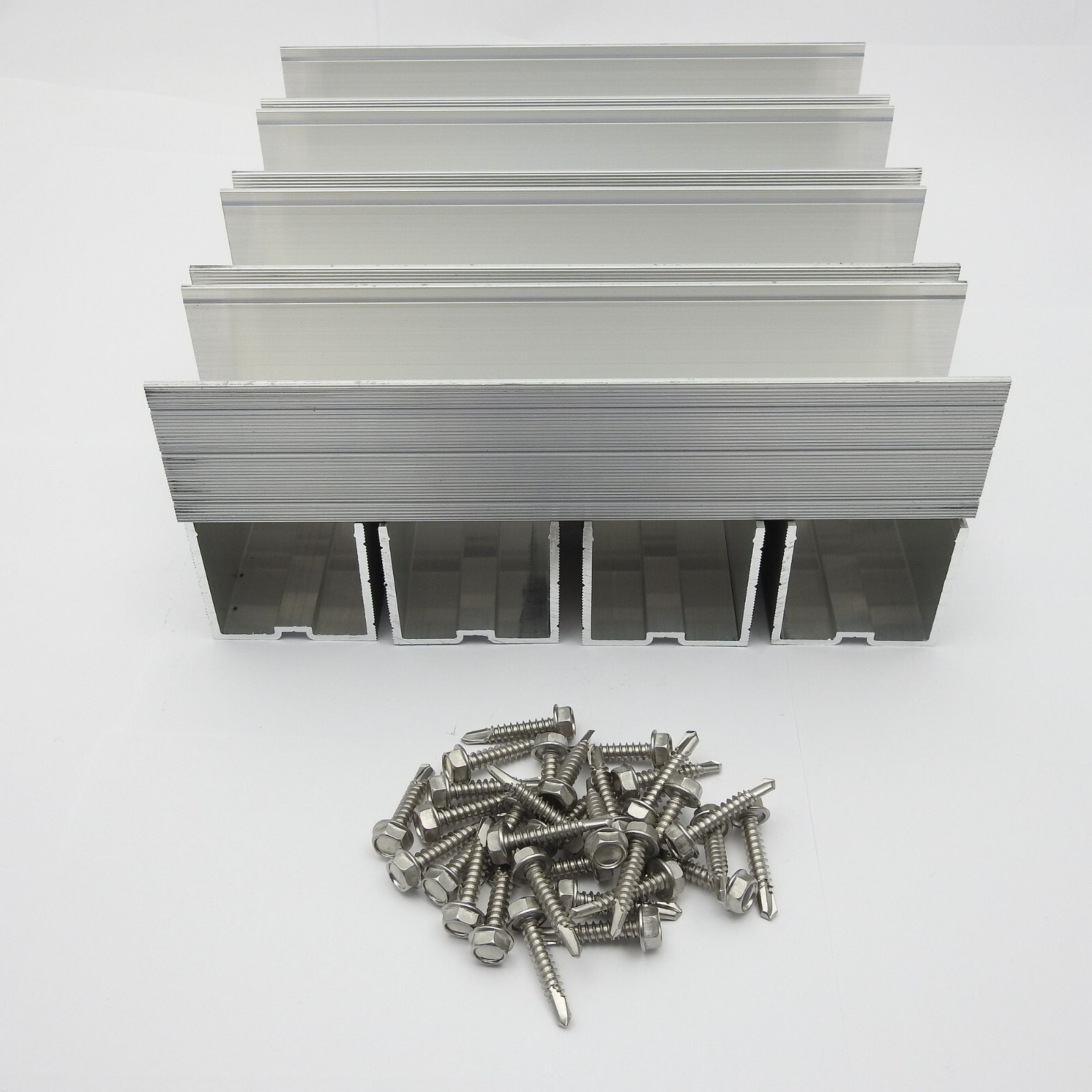 Solar Schienenverbinder 40x40mm - 10 Stück Für Aluminiumprofile Montage