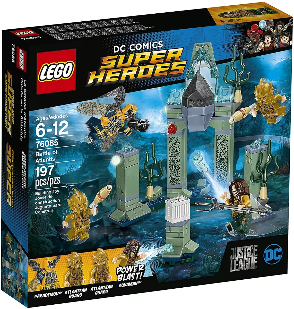 Lego DC Super Heroes 76085 Battle of Atlantis Aquaman Building Kit Sealed